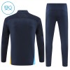 Olympique de Marseille Harjoittelupusero puvut 2024-25 1/4-Zip Laivasto - Lapset